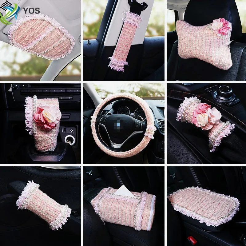 Car interior decoration gear cover handbrake cover seat belt shoulder guard rearview mirror cover sun visor cd clip
Car interior decoration gear cover handbrake cover seat belt shoulder guard rearview mirror cover sun visor cd clip