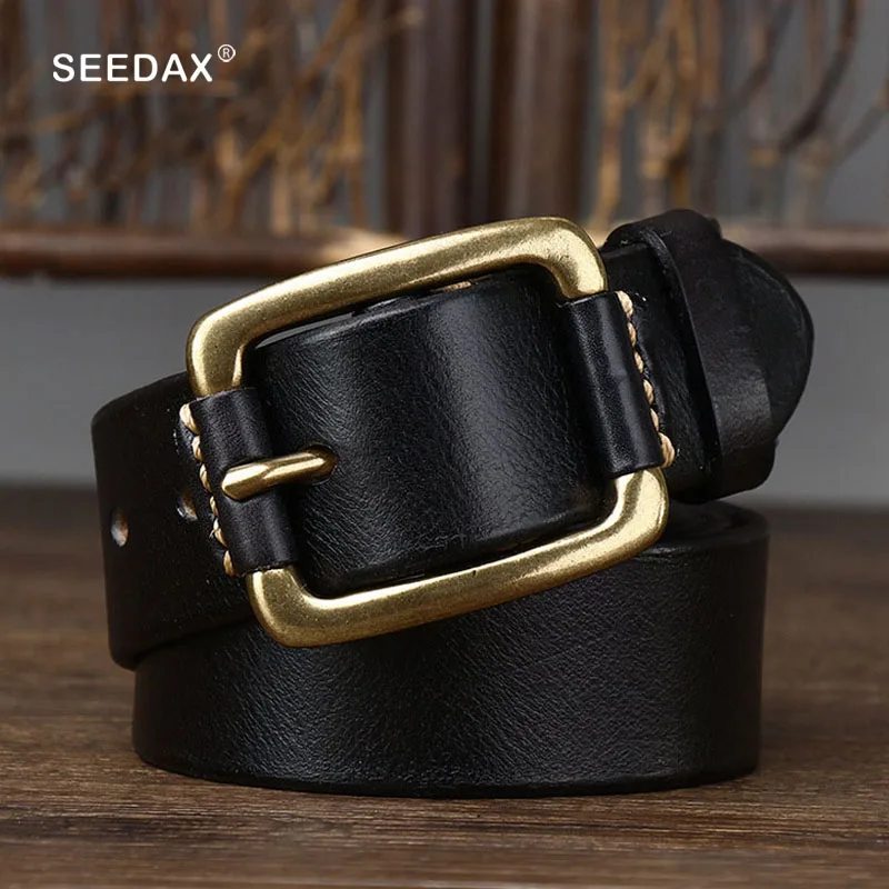Vintage Wide 1.5 Inch Genuine Leather Belts Mens Durable Brass Needle Buckle Handmade Men's Army Military Work Casual JeansBelt
Vintage Wide 1.5 Inch Genuine Leather Belts Mens Durable Brass Needle Buckle Handmade Men's Army Military Work Casual JeansBelt