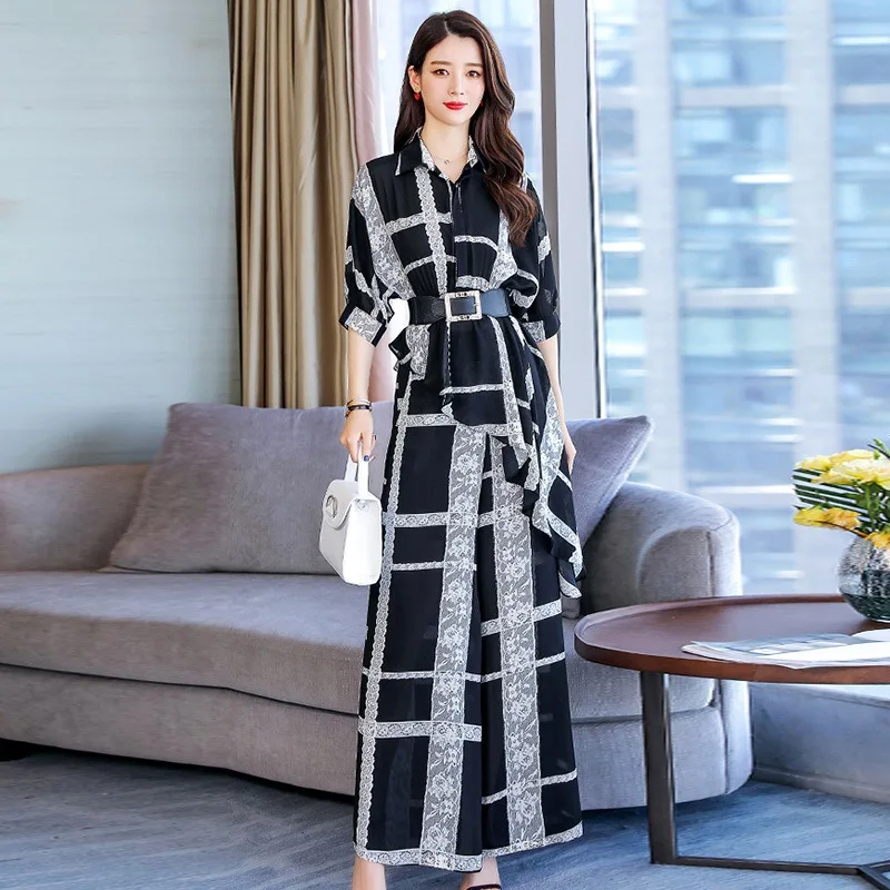 Womens Sets Two Piece 2019 Outfit Korean Pants And Top Two Piece Set Belt Elegant Woman Pants And Blouse Set DD2328
Womens Sets Two Piece 2019 Outfit Korean Pants And Top Two Piece Set Belt Elegant Woman Pants And Blouse Set DD2328