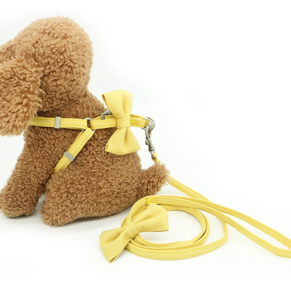 Cute Bow Double Layer Dog Harness Adjustable Soft Pet Dog Harness Leash Collar Small Medium Pet Collar Leash Outdoor Walking
Cute Bow Double Layer Dog Harness Adjustable Soft Pet Dog Harness Leash Collar Small Medium Pet Collar Leash Outdoor Walking