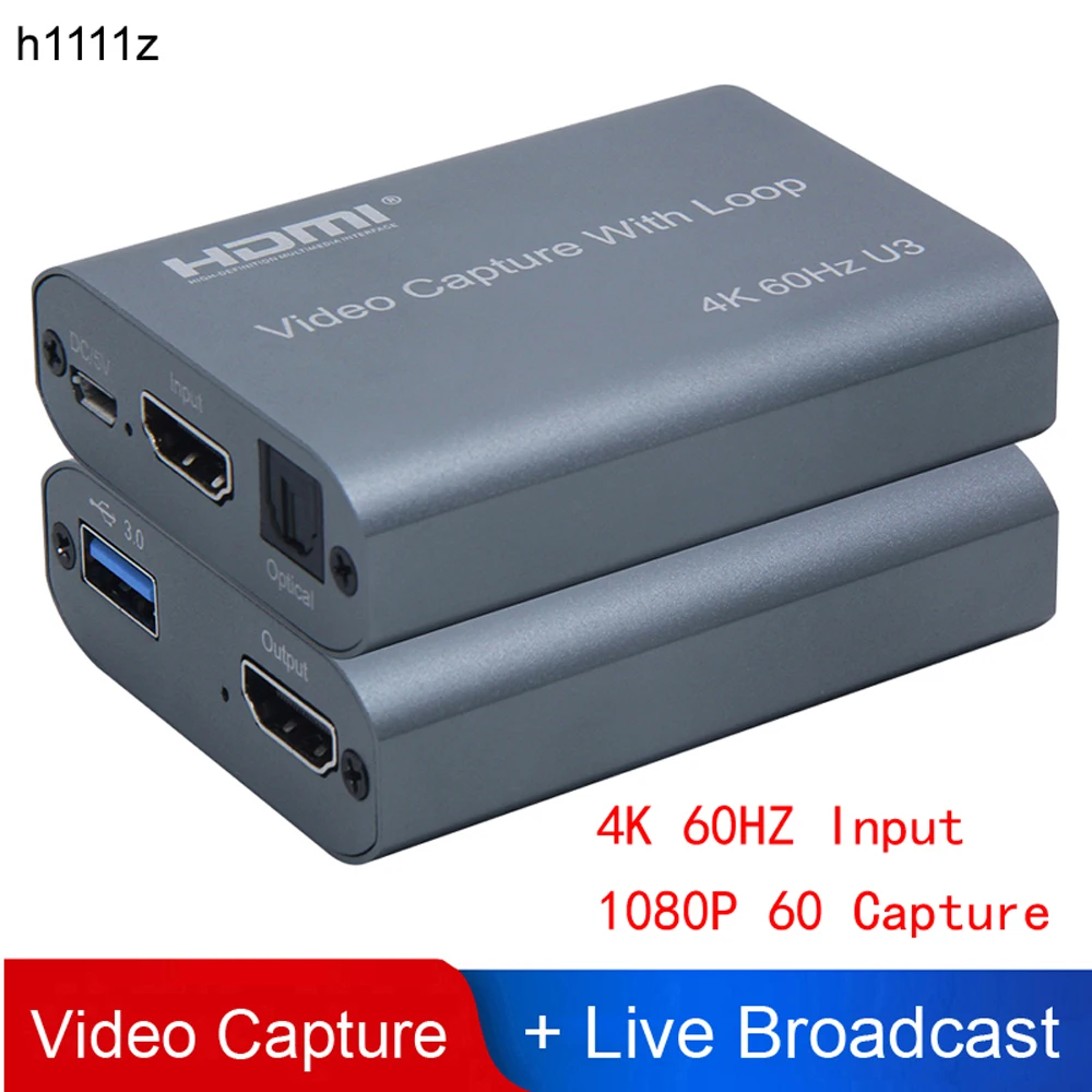 Карта захвата аудио-и видеосъемки с выходом USB 3,0, 4K, 60 Гц, 1080P, 60 кадров/с
Карта захвата аудио-и видеосъемки с выходом USB 3,0, 4K, 60 Гц, 1080P, 60 кадров/с