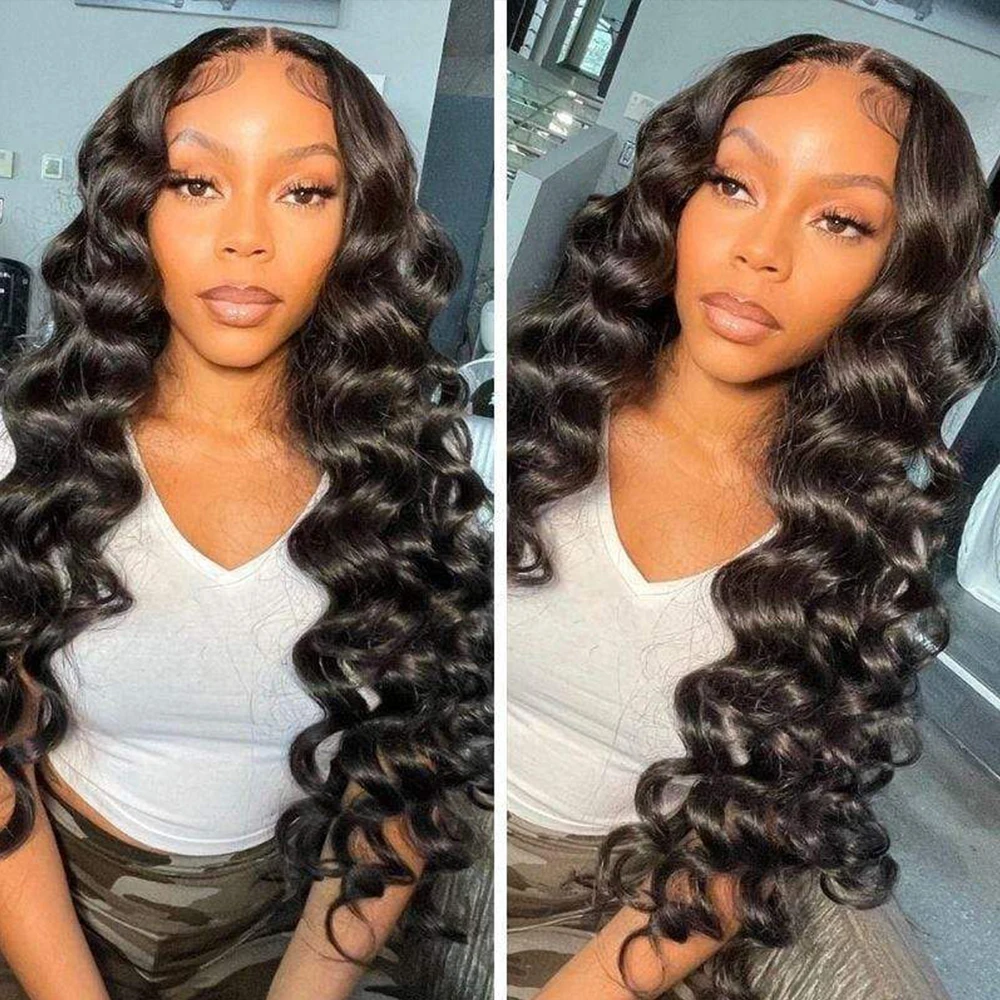 13x6 Loose Deep Wave Wig Lace Front Human Hair Wigs For Women Pre Plucked Brazilian Remy 13x4 HD Transparent Lace Frontal Wig
13x6 Loose Deep Wave Wig Lace Front Human Hair Wigs For Women Pre Plucked Brazilian Remy 13x4 HD Transparent Lace Frontal Wig