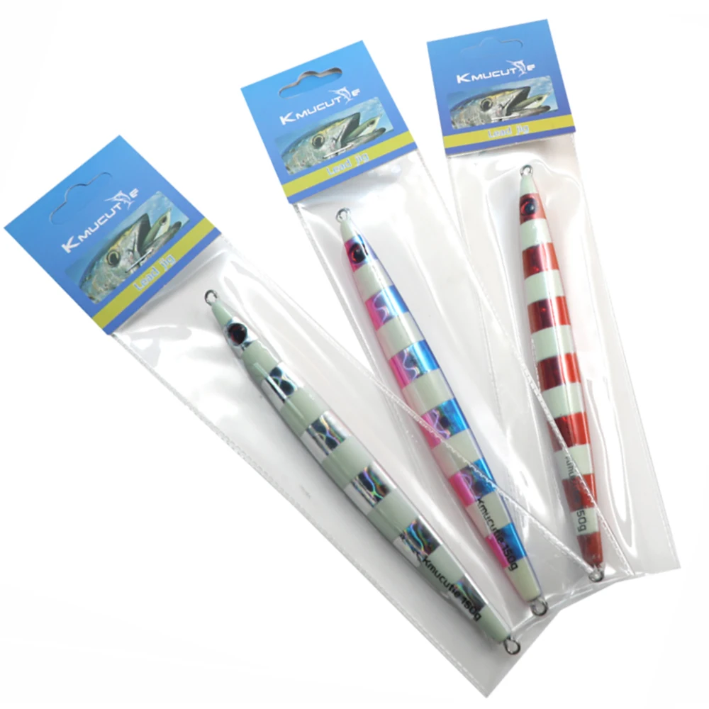 Saltwater Glow fishing Jigs 80g/150g/250g Deep Sea Fishing Lures Jigging Artificial Lures for Tuna,Grouper,Dogtooth,Bass
Saltwater Glow fishing Jigs 80g/150g/250g Deep Sea Fishing Lures Jigging Artificial Lures for Tuna,Grouper,Dogtooth,Bass