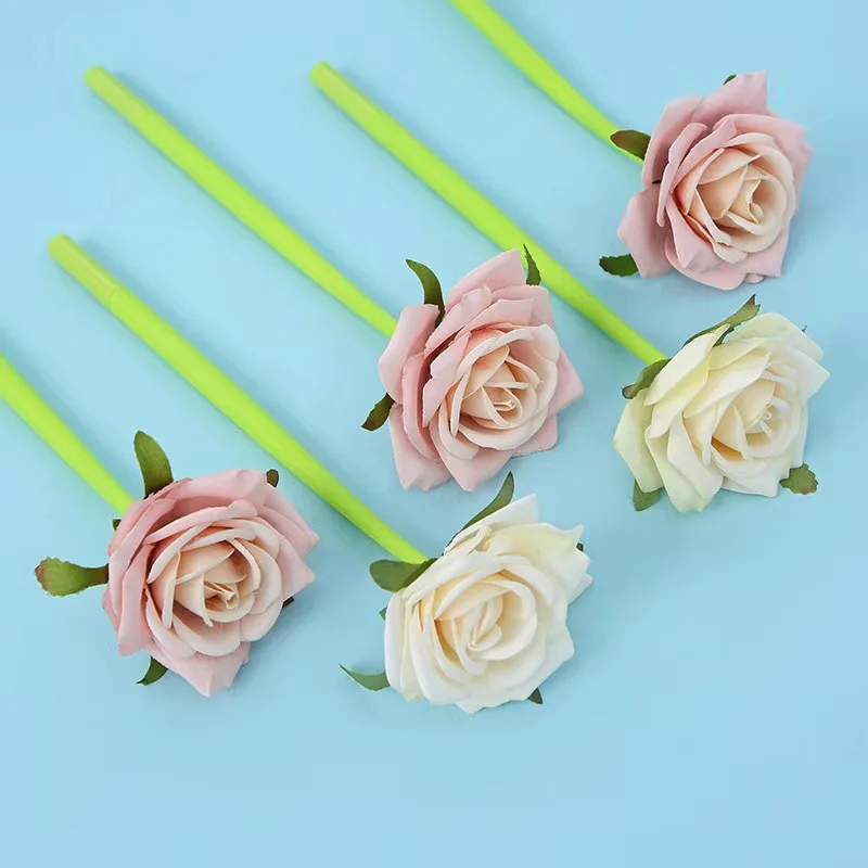 16PCS Korean-Style Rose Silicone Gel Pen Artificial Flower Plastic Cloth Flexible Glue Signature Pen Stationery
16PCS Korean-Style Rose Silicone Gel Pen Artificial Flower Plastic Cloth Flexible Glue Signature Pen Stationery