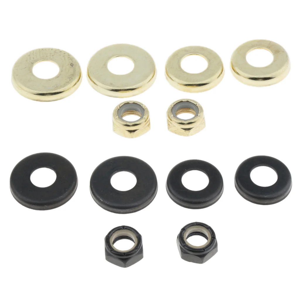 4pcs Replacement Skateboard Truck Bushings Washers Cup Gasket With Nuts Hardware Dropshipping
4pcs Replacement Skateboard Truck Bushings Washers Cup Gasket With Nuts Hardware Dropshipping