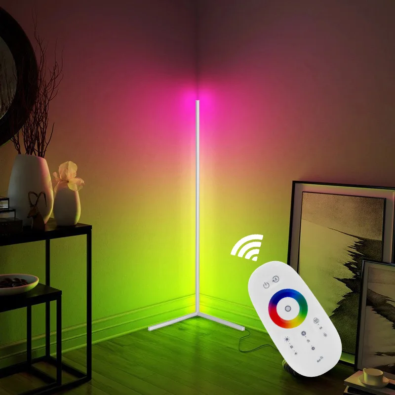 Modern LED Floor Lamp Corner Decoration Atmosphere Light Bedroom Bedside Living Room Bright Colorful Indoor Standing Lighting
Modern LED Floor Lamp Corner Decoration Atmosphere Light Bedroom Bedside Living Room Bright Colorful Indoor Standing Lighting
