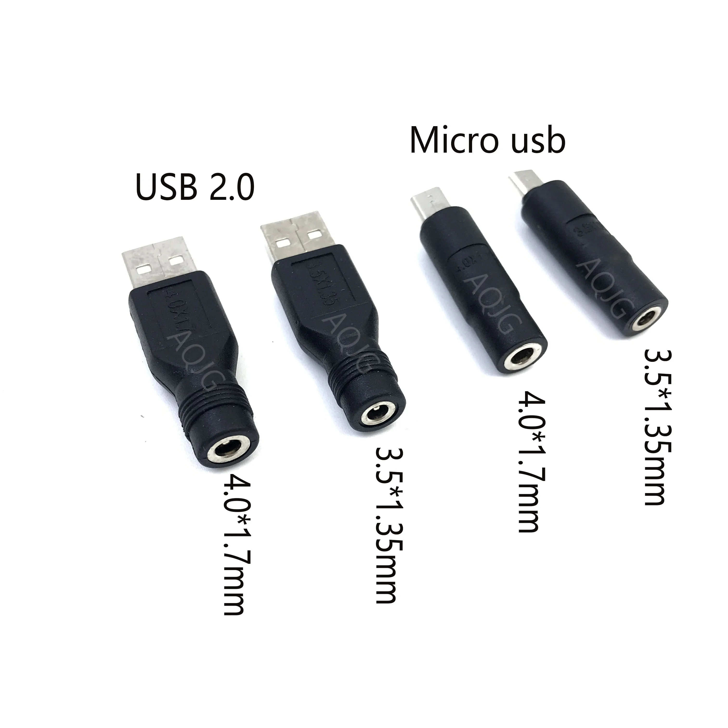 Переходник с Micro USB / USB 2,0 «папа» на DC 3,5*1,35/4,0*1,7 мм «мама», 1 шт.
Переходник с Micro USB / USB 2,0 «папа» на DC 3,5*1,35/4,0*1,7 мм «мама», 1 шт.