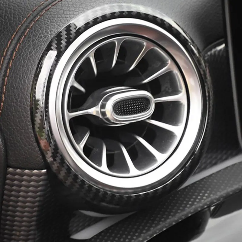 For Mercedes Benz A CLA Class W177 C118 AMG Car Sticker Dashboard Side Air conditioning Air Vent Outlet Ring Cover Trim Frame
For Mercedes Benz A CLA Class W177 C118 AMG Car Sticker Dashboard Side Air conditioning Air Vent Outlet Ring Cover Trim Frame
