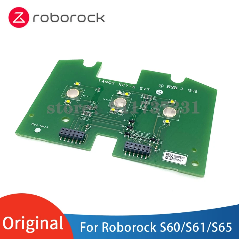 Оригинальные запасные части кнопки материнской платы Roborock S60 S61 S65 аксессуары для ремонта материнской платы
Оригинальные запасные части кнопки материнской платы Roborock S60 S61 S65 аксессуары для ремонта материнской платы