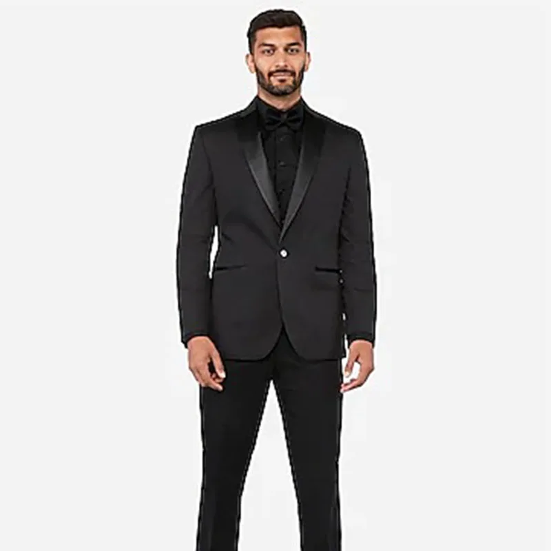 ANNIEBRITNEY Black 2 Piece Slim Fit Formal Men Suit Custom Groom Wedding Tuxedo High End 2 Piece Prom Wedding Men Suit Set
ANNIEBRITNEY Black 2 Piece Slim Fit Formal Men Suit Custom Groom Wedding Tuxedo High End 2 Piece Prom Wedding Men Suit Set