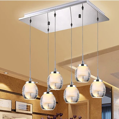 Modern LED Crystal Chandelier Simple Dining Room Hanglamp LED Lustre Light Living Room White/warm Light Home Deco Light Fixture
Modern LED Crystal Chandelier Simple Dining Room Hanglamp LED Lustre Light Living Room White/warm Light Home Deco Light Fixture