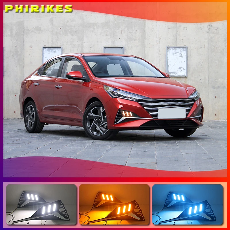 For Hyundai Accent Solaris Verna 2020 LED DRL Daytime Running Light Fog Lamp 12V Car Running Lights
For Hyundai Accent Solaris Verna 2020 LED DRL Daytime Running Light Fog Lamp 12V Car Running Lights