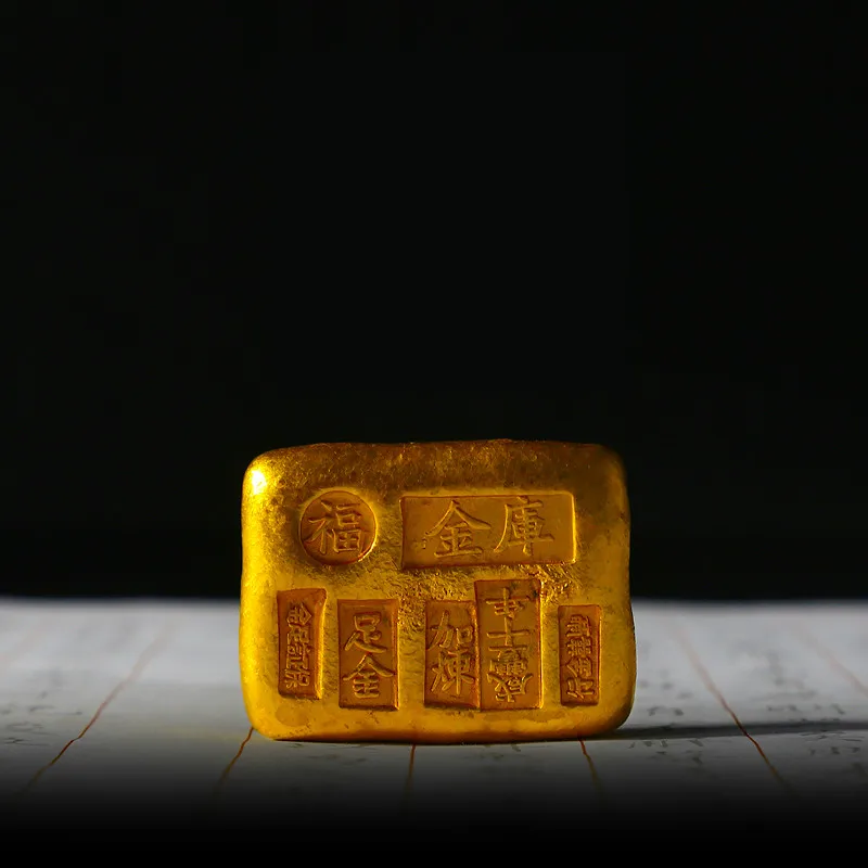 Metal Paperweights Chinese Calligraphy Paperweights Chinese Traditional Gold Bullion Shaped Paperweights Paper Pressing Prop
Metal Paperweights Chinese Calligraphy Paperweights Chinese Traditional Gold Bullion Shaped Paperweights Paper Pressing Prop
