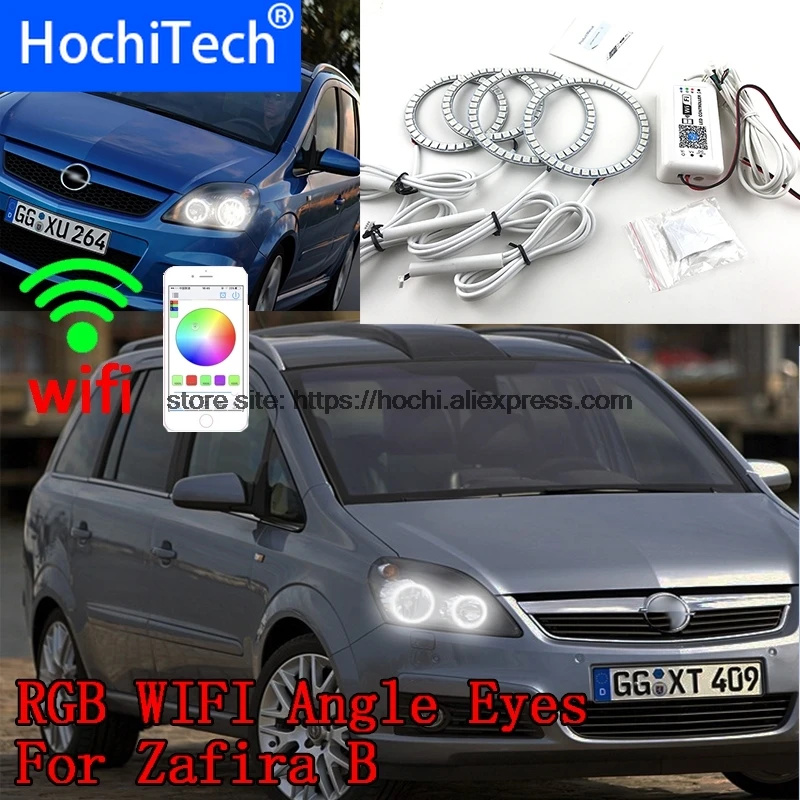 HochiTech Excellent RGB Multi-Color halo rings kit car styling for Opel Zafira B 2005-2014 angel eyes wifi remote control
HochiTech Excellent RGB Multi-Color halo rings kit car styling for Opel Zafira B 2005-2014 angel eyes wifi remote control
