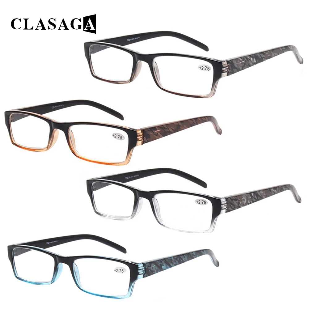 CLASAGA Reading Glasses Comfortable and Sturdy Suitable Men and Women Classic Rectangular Plastic Frame HD Reader +1.0+3.0+5.0
CLASAGA Reading Glasses Comfortable and Sturdy Suitable Men and Women Classic Rectangular Plastic Frame HD Reader +1.0+3.0+5.0