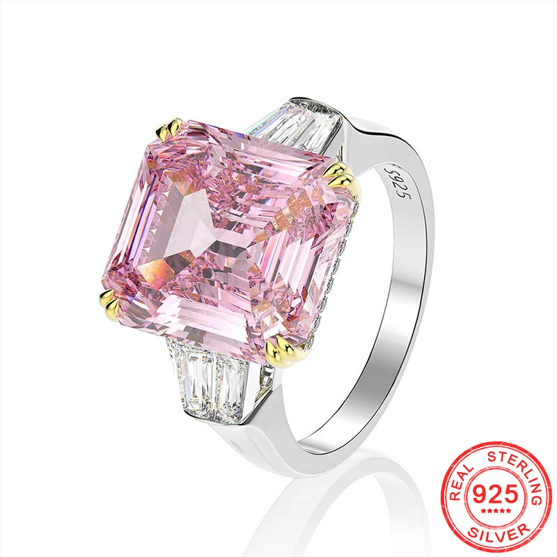 Luxury Natural Rectangle White Pink Sapphire Ring 925 Sterling Silver Sapphire Rings for Women Men Wedding Engagement
Luxury Natural Rectangle White Pink Sapphire Ring 925 Sterling Silver Sapphire Rings for Women Men Wedding Engagement