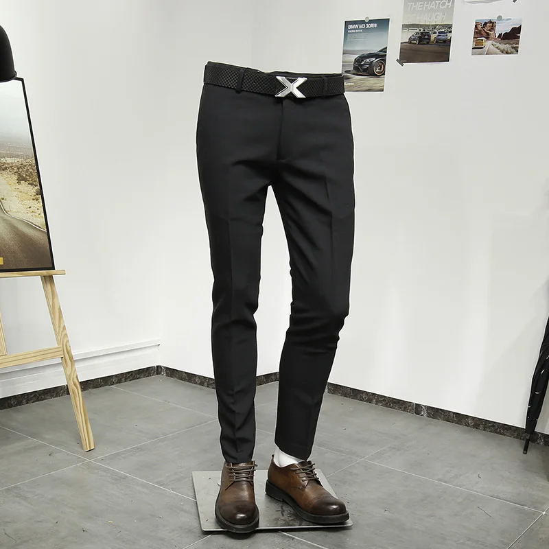 men long pants thicken autumn winter black slim style formal suits pant for wedding groom business mans wear plus size 30 to 36
men long pants thicken autumn winter black slim style formal suits pant for wedding groom business mans wear plus size 30 to 36