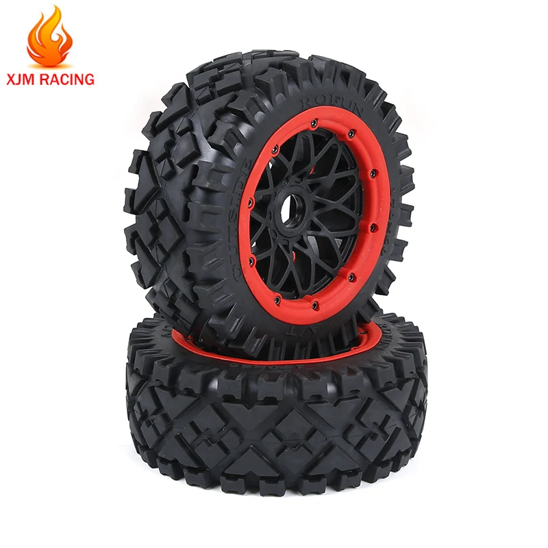All-terrain Tyre Front or Rear Wheel Tire Assembly Kit for 1/5 HPI ROFUN BAHA Kingmotor ROVAN BAJA 5B RC CAR RACING TOYS PARTS
All-terrain Tyre Front or Rear Wheel Tire Assembly Kit for 1/5 HPI ROFUN BAHA Kingmotor ROVAN BAJA 5B RC CAR RACING TOYS PARTS