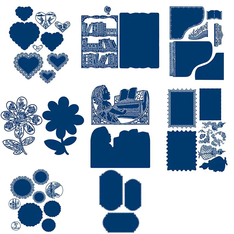 Books Flowers Love Heart Frames Metal Cutting Dies Stencils For DIY Scrapbooking Paper Card Making Decor Craft Newest
Books Flowers Love Heart Frames Metal Cutting Dies Stencils For DIY Scrapbooking Paper Card Making Decor Craft Newest