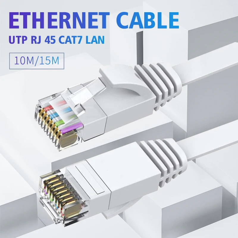10m/15m Ethernet Cable Lan Cable UTP RJ 45 Network Cable For Cat6 Compatible Patch Cord For Modem Router Cable Ethernet
10m/15m Ethernet Cable Lan Cable UTP RJ 45 Network Cable For Cat6 Compatible Patch Cord For Modem Router Cable Ethernet
