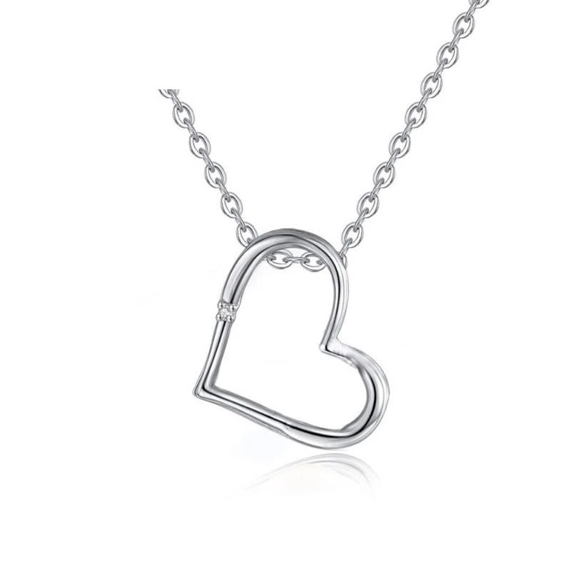Heart Necklace Silver Jewelry Women Sterling Silver Necklace Pendant Necklace
Heart Necklace Silver Jewelry Women Sterling Silver Necklace Pendant Necklace