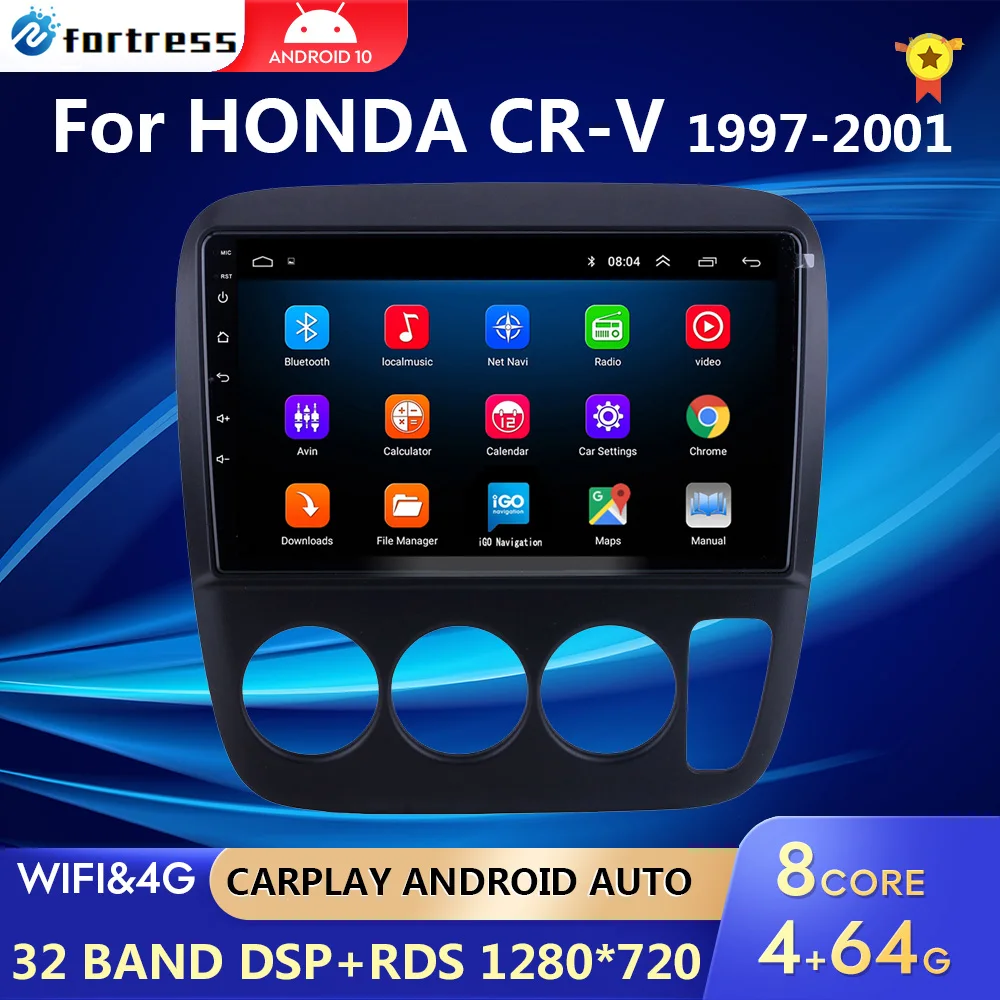 DSP Autoradio Android For Honda CRV CR-V 3 1997-2001 Car Multimedia Radio GPS Navigation Stereo Audio Players 8 Core WIFI
DSP Autoradio Android For Honda CRV CR-V 3 1997-2001 Car Multimedia Radio GPS Navigation Stereo Audio Players 8 Core WIFI