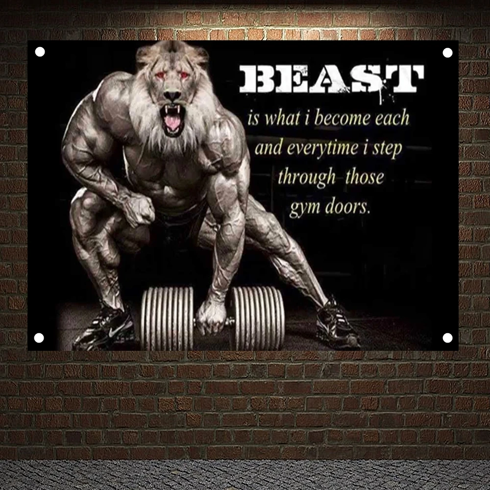 Gym Decor Banners Sports Training Motivational Slogan Flags Workout Inspirational Poster Tapestry Wall Hanging Canvas Painting 1
Gym Decor Banners Sports Training Motivational Slogan Flags Workout Inspirational Poster Tapestry Wall Hanging Canvas Painting 1