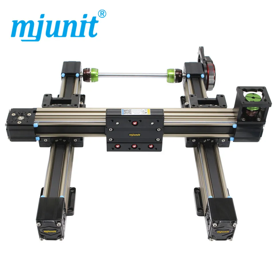 mjunit XY gantry gluing motion platform, tooth belt linear slide guide module, aluminum profile slide guideway
mjunit XY gantry gluing motion platform, tooth belt linear slide guide module, aluminum profile slide guideway