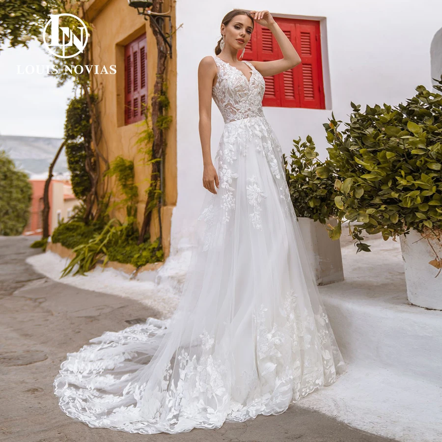 LOUIS NOVIAS Свадебные платья русалки для женщин, сексуальные свадебные платья с открытой спиной и цветами, без рукавов, с v-образным вырезом и аппликацией, Vestidos De Novia
LOUIS NOVIAS Свадебные платья русалки для женщин, сексуальные свадебные платья с открытой спиной и цветами, без рукавов, с v-образным вырезом и аппликацией, Vestidos De Novia
