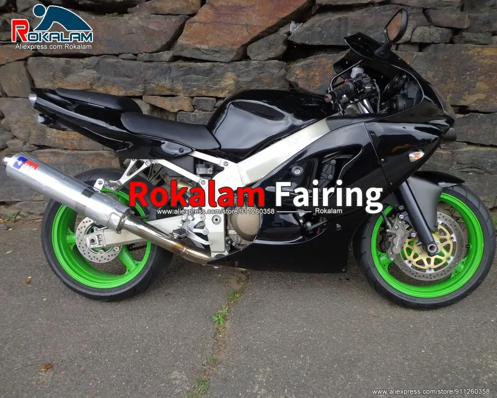 ABS Fairing For Kawasaki Ninja ZX6R 2000 2001 2002 ZX-6R 00 01 02 Black Motorcycle Aftermarket Body Kit (Injection Molding)
ABS Fairing For Kawasaki Ninja ZX6R 2000 2001 2002 ZX-6R 00 01 02 Black Motorcycle Aftermarket Body Kit (Injection Molding)