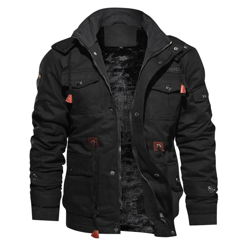 Fad New Arrival Men's Winter Fleece Jackets Warm Hooded Coat Thermal Thick Outerwear Male Military Jacket Mens Brand Clothing
Fad New Arrival Men's Winter Fleece Jackets Warm Hooded Coat Thermal Thick Outerwear Male Military Jacket Mens Brand Clothing