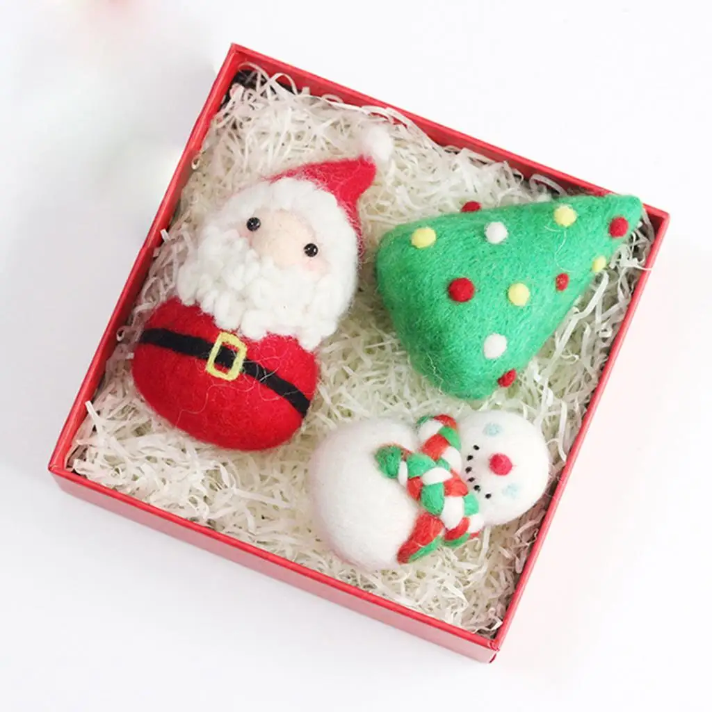 1 Set Christmas Wool Felt Needles Felting Wool Kits Santa Claus Tree Doll Women Handmade Needle DIY Gifts For Kids Craft
1 Set Christmas Wool Felt Needles Felting Wool Kits Santa Claus Tree Doll Women Handmade Needle DIY Gifts For Kids Craft