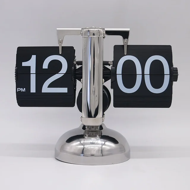 Small Balance Engraved Automatic Page Turning Clock Living Room Retro One-leg Flip Clock Classic
Small Balance Engraved Automatic Page Turning Clock Living Room Retro One-leg Flip Clock Classic