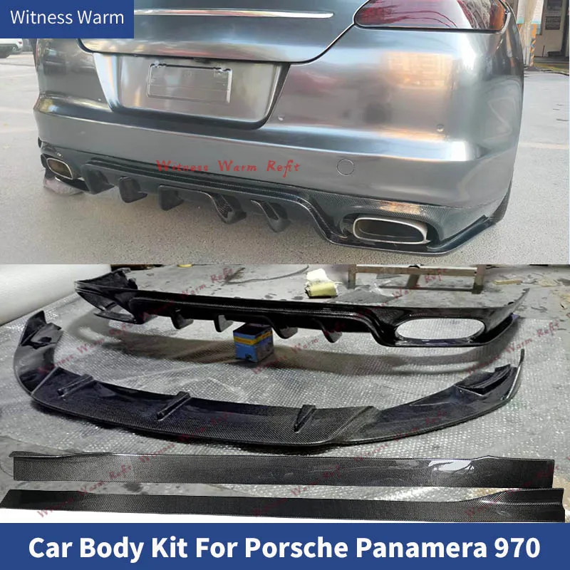 High Quality Carbon Fiber Front Lip Rear Bumper Lip Diffuser spoiler Side skirts Protector For Porsche Panamera 970 2010-2013
High Quality Carbon Fiber Front Lip Rear Bumper Lip Diffuser spoiler Side skirts Protector For Porsche Panamera 970 2010-2013