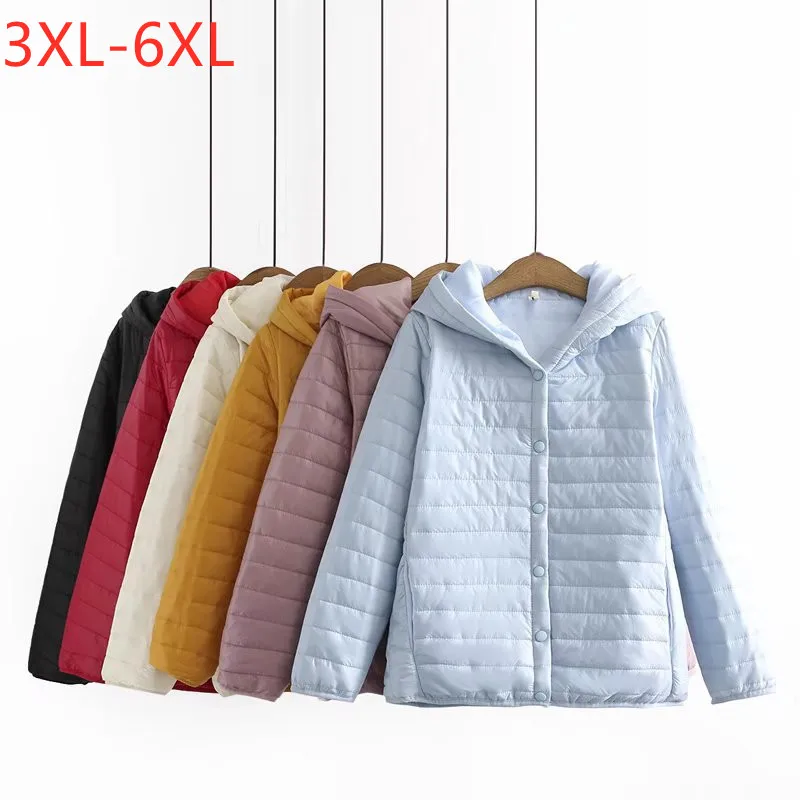 New Ladies Autumn Winter Plus Size Wadded Jacket For Women Large Long Sleeve Blue Button Thin Short Hoodie Coat 3XL 4XL 5XL 6XL
New Ladies Autumn Winter Plus Size Wadded Jacket For Women Large Long Sleeve Blue Button Thin Short Hoodie Coat 3XL 4XL 5XL 6XL