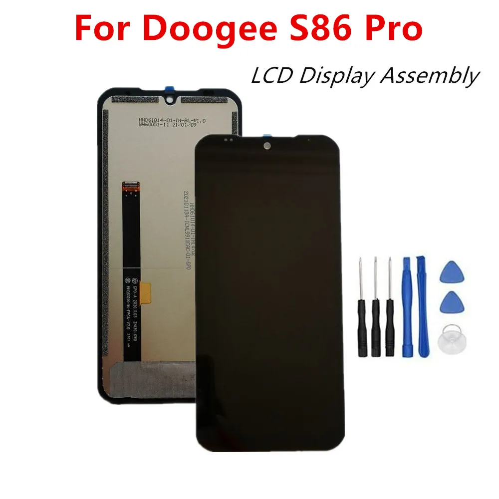 New Original DOOGEE S86 6.09inch Phone LCD Display +Touch Screen Digitizer Assembly Repair Panel Glass
New Original DOOGEE S86 6.09inch Phone LCD Display +Touch Screen Digitizer Assembly Repair Panel Glass