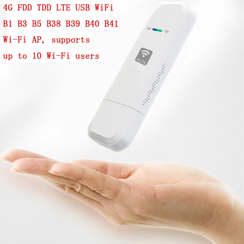 LDW931 4G USB WIFI модем FDD TDD LTE маршрутизатор Беспроводная USB Сетевая точка доступа с SIM-картой
LDW931 4G USB WIFI модем FDD TDD LTE маршрутизатор Беспроводная USB Сетевая точка доступа с SIM-картой