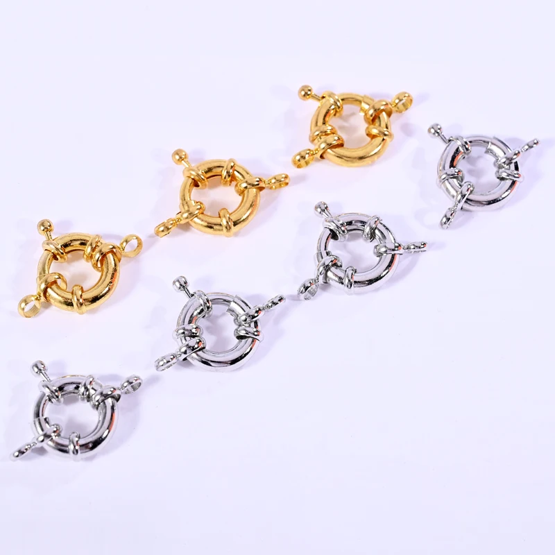 10pcs/lot Copper Steering Wheel Buckle Necklace Bracelet Connecting Buckle is Used for Jewelry Making Manual DIY Accessories
10pcs/lot Copper Steering Wheel Buckle Necklace Bracelet Connecting Buckle is Used for Jewelry Making Manual DIY Accessories