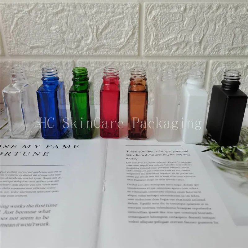 1oz Square Lotion Matte Clear Colourful Empty Glass Bottles Container Transparent Travel Bottle Toner Mini Face Cleanser Bottle
1oz Square Lotion Matte Clear Colourful Empty Glass Bottles Container Transparent Travel Bottle Toner Mini Face Cleanser Bottle