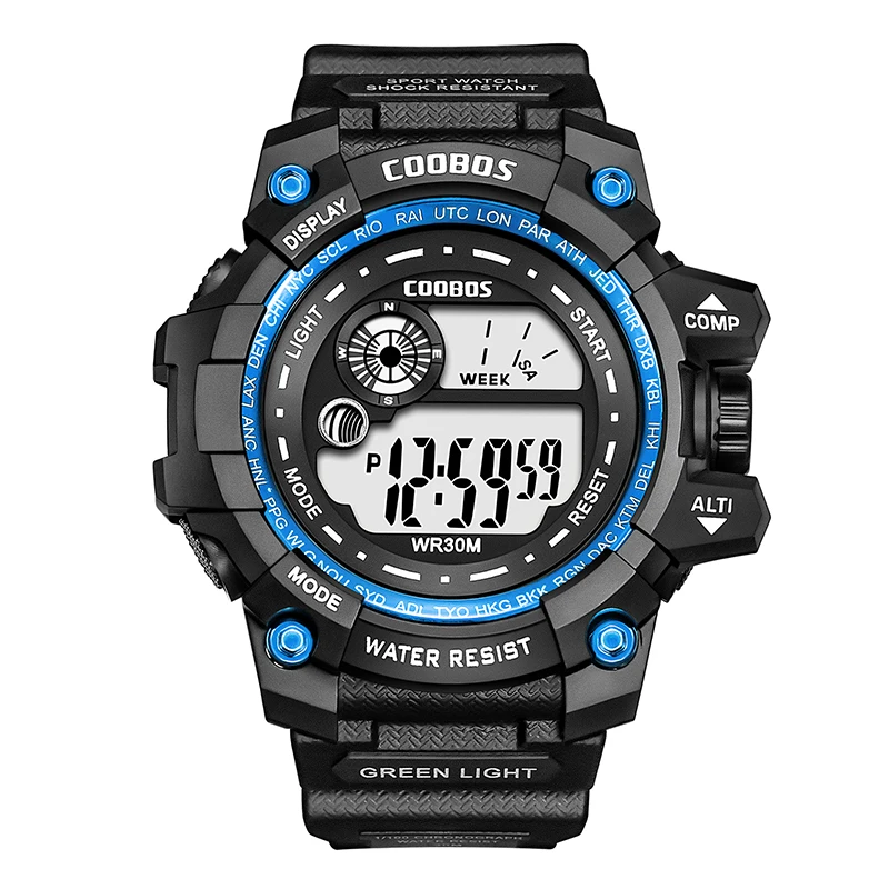 2021 Cool Luminous Men Watch Sport High-end Silicone Strap Military Wrist Watches Led Waterproof Digital Watch relogio masculino
2021 Cool Luminous Men Watch Sport High-end Silicone Strap Military Wrist Watches Led Waterproof Digital Watch relogio masculino
