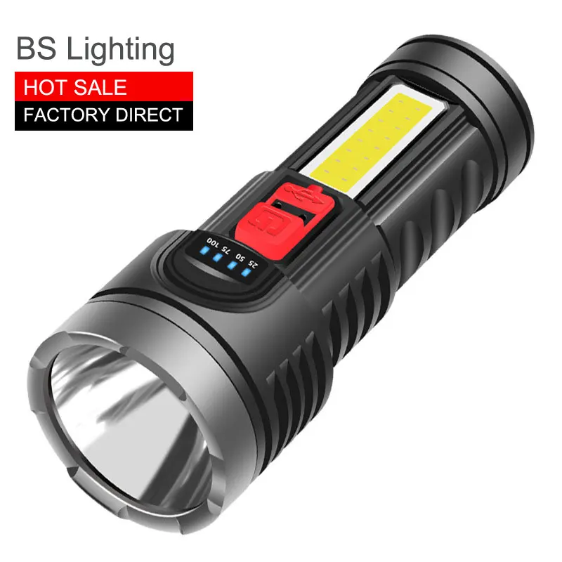Высокояркий USB Перезаряжаемый фонарик, портативный четырёхъядерный умный фонарь, фонарь для дома, ремонта, кемпинга, походов
Высокояркий USB Перезаряжаемый фонарик, портативный четырёхъядерный умный фонарь, фонарь для дома, ремонта, кемпинга, походов