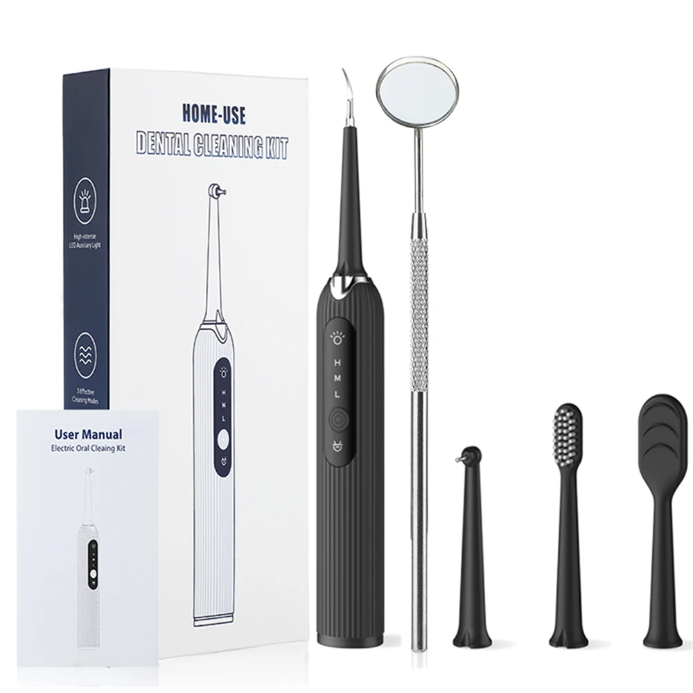 Electric Dental Calculus Remover Ultrasonic Vibration Tooth Tartar Scraper Cleaning Tool Toothbrush Cleaner with 4 Heads 3 Model
Electric Dental Calculus Remover Ultrasonic Vibration Tooth Tartar Scraper Cleaning Tool Toothbrush Cleaner with 4 Heads 3 Model