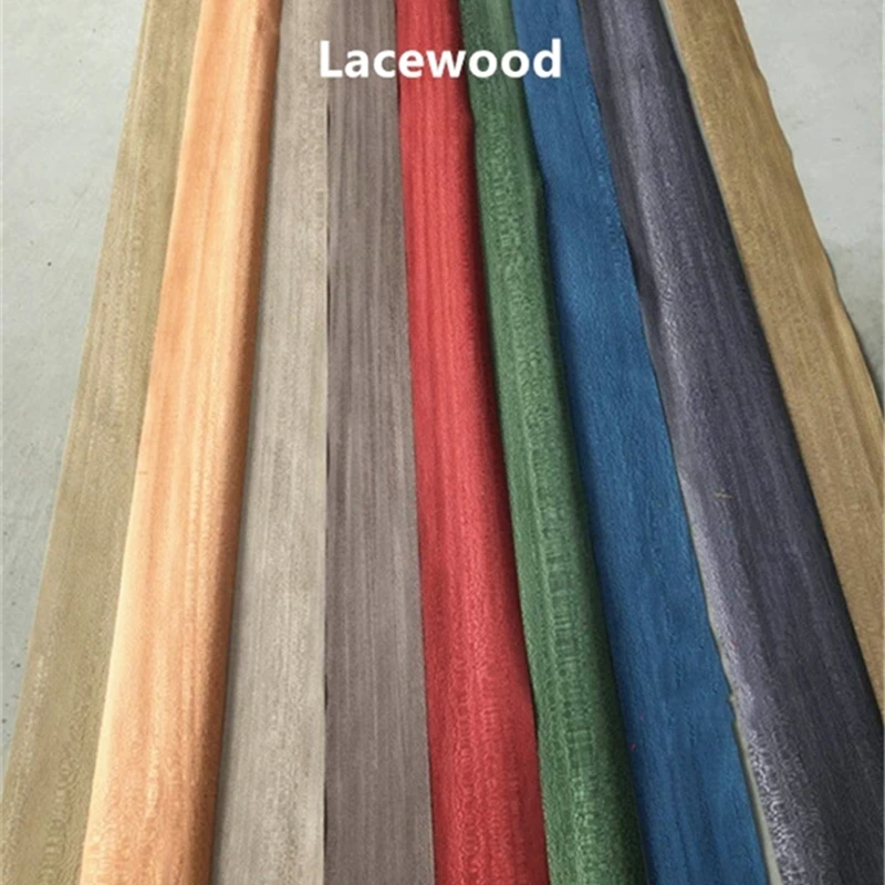 Custom Natural Genuine Dyed Platano Lacewood Wood Veneer for Furniture DIY about 0.3mm Green Red Blue Coffee Orange
Custom Natural Genuine Dyed Platano Lacewood Wood Veneer for Furniture DIY about 0.3mm Green Red Blue Coffee Orange