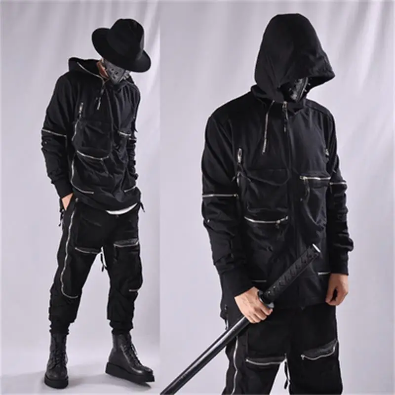 City function multi-pocket tactical coat national tide hoodie men's loose coveralls Hoodie Oblique zipper jacke hoodies
City function multi-pocket tactical coat national tide hoodie men's loose coveralls Hoodie Oblique zipper jacke hoodies