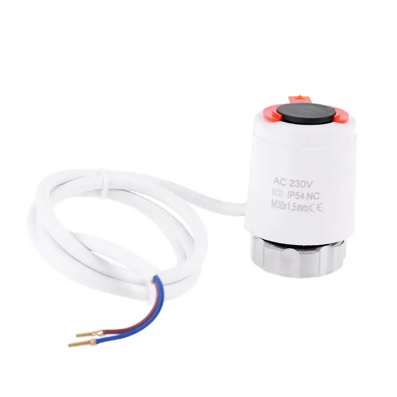 230V Normally Closed Electric Thermal Actuator Radiator for Manifold Underfloor Heating NC Radiator Actuator Valve
230V Normally Closed Electric Thermal Actuator Radiator for Manifold Underfloor Heating NC Radiator Actuator Valve
