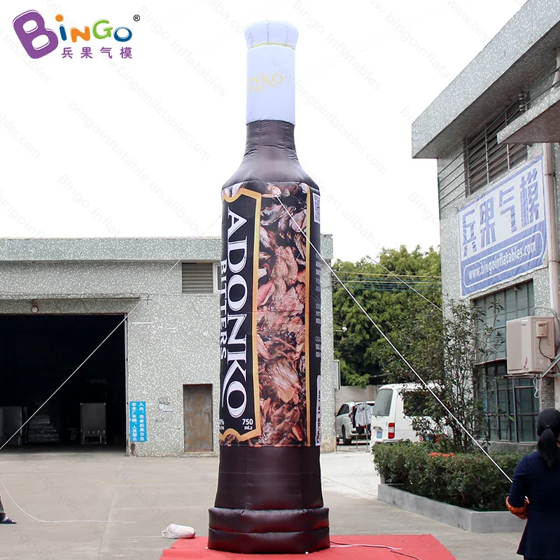 Giant 6 meters high inflatable wine bottle model for decoration / inflatable liquor bottle balloons toys
Giant 6 meters high inflatable wine bottle model for decoration / inflatable liquor bottle balloons toys