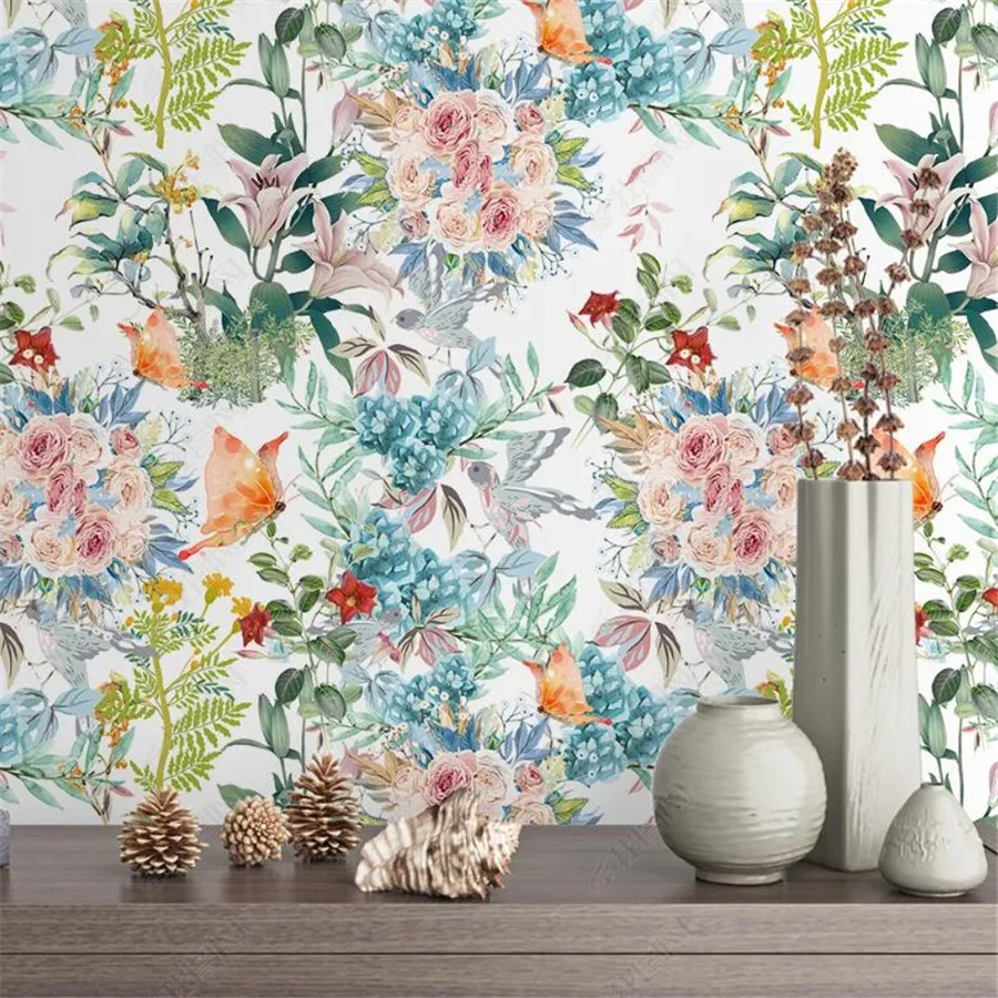Custom 3D Mural Wallpaper Nordic Fashion Pastoral Flower Living Room Bedroom Background Wall Decorative Painting Wallpaper
Custom 3D Mural Wallpaper Nordic Fashion Pastoral Flower Living Room Bedroom Background Wall Decorative Painting Wallpaper