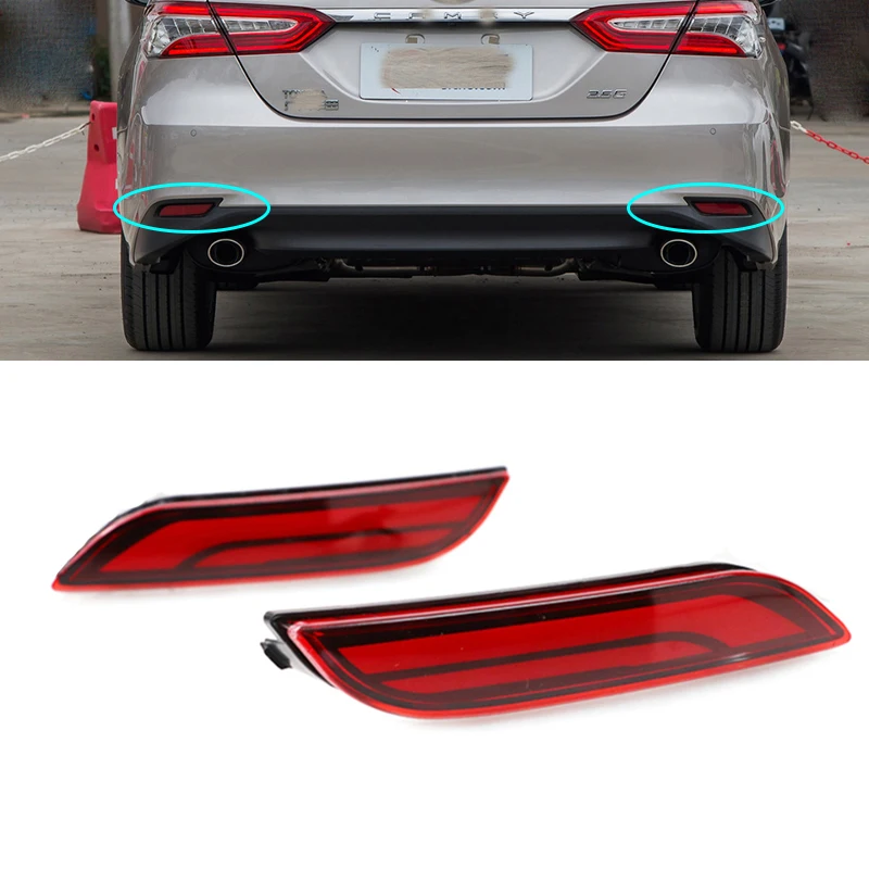 2 Pieces Car LED Tail Lights Driving Lamp Rear Bumper Turn Signal Lamp For Toyota Camry 2018 2019 Rear Fog Lamp Brake Lights
2 Pieces Car LED Tail Lights Driving Lamp Rear Bumper Turn Signal Lamp For Toyota Camry 2018 2019 Rear Fog Lamp Brake Lights