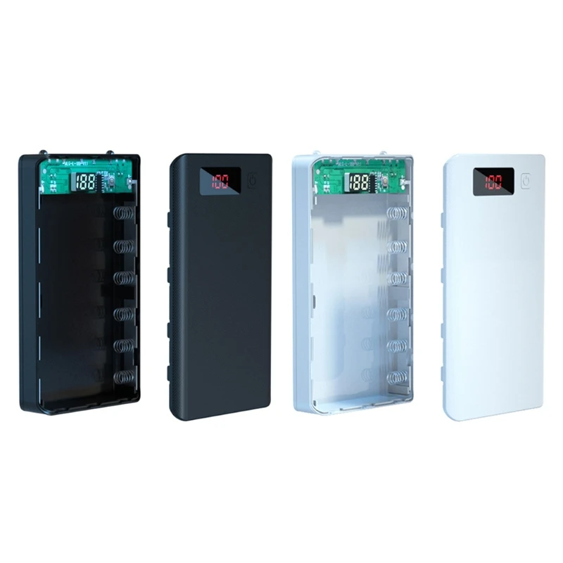 A6 LCD Display DIY 6x18650 Battery Case Power Bank Shell Portable External Box Without Battery Powerbank Protector
A6 LCD Display DIY 6x18650 Battery Case Power Bank Shell Portable External Box Without Battery Powerbank Protector
