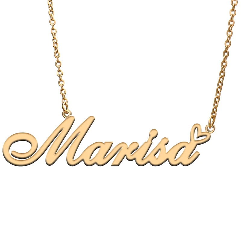Ожерелье с именной биркой Marisa, персонализированное женское ожерелье для мамы, дочери, девушки, подруги, на день рождения, Рождество, подарок на вечеринку
Ожерелье с именной биркой Marisa, персонализированное женское ожерелье для мамы, дочери, девушки, подруги, на день рождения, Рождество, подарок на вечеринку